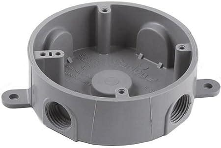 pvc round outdoor junction box 3 4 e365dr|Amazon.com: Junction Box Round.